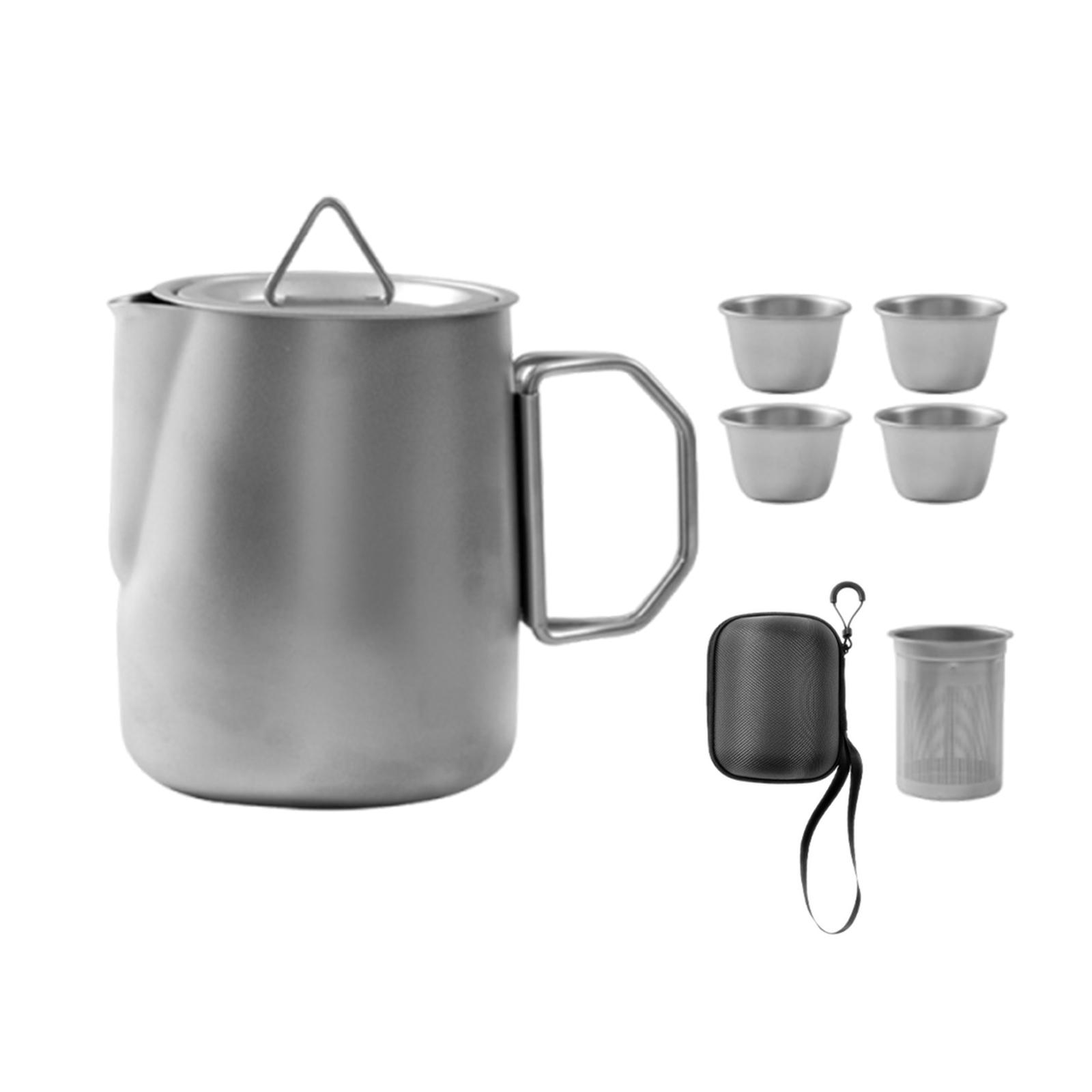 Taza de Camping de acero inoxi - Camping Cooking Set For 4 reseña y precio