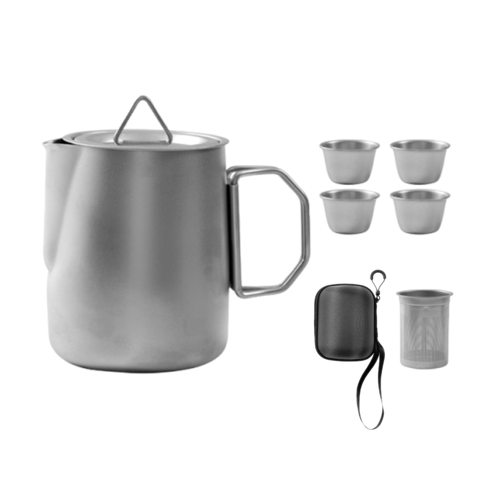 Taza de Camping de acero inoxi - Camping Cooking Set For 4 reseña y precio