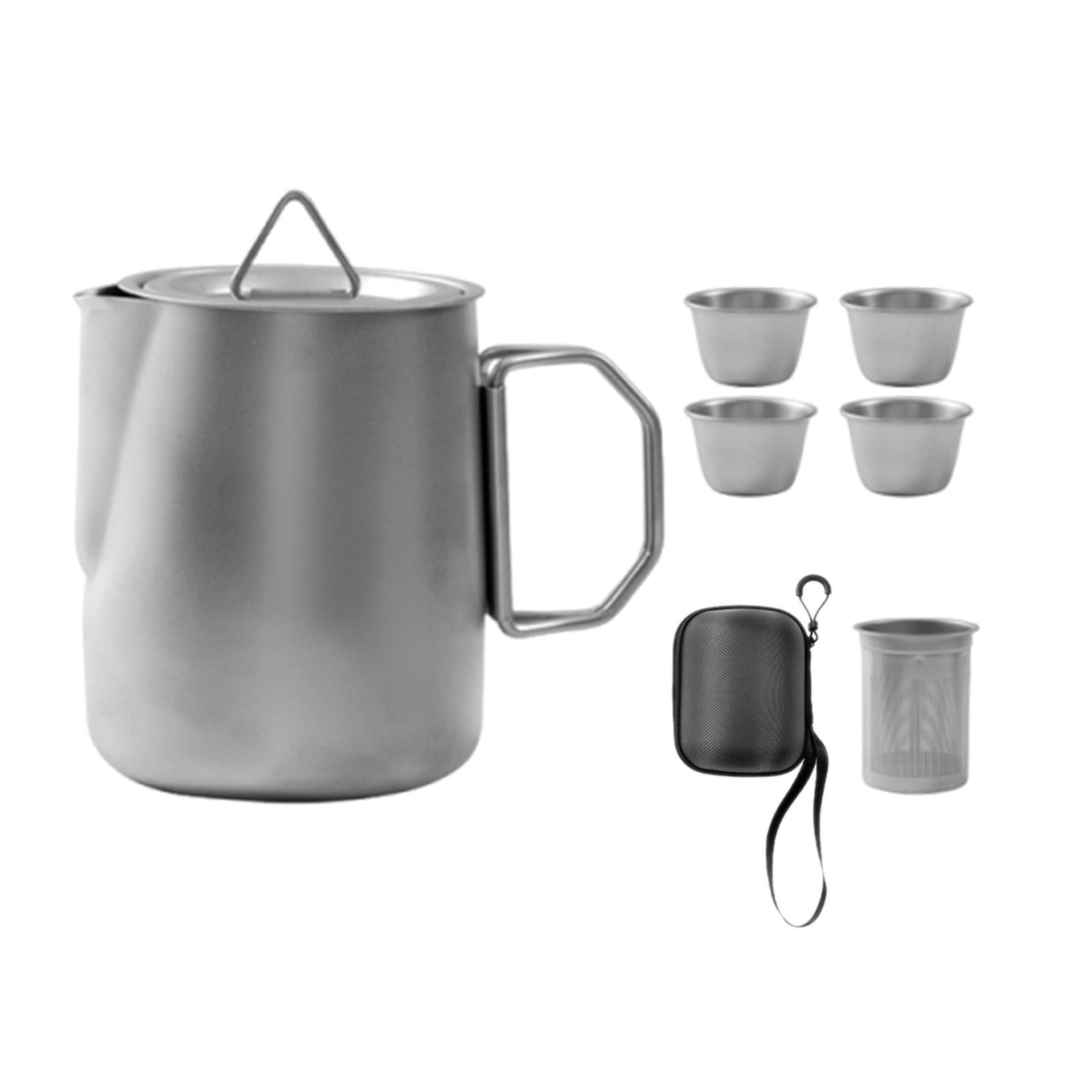 Taza de Camping de acero inoxi - Camping Cooking Set For 4 reseña y precio