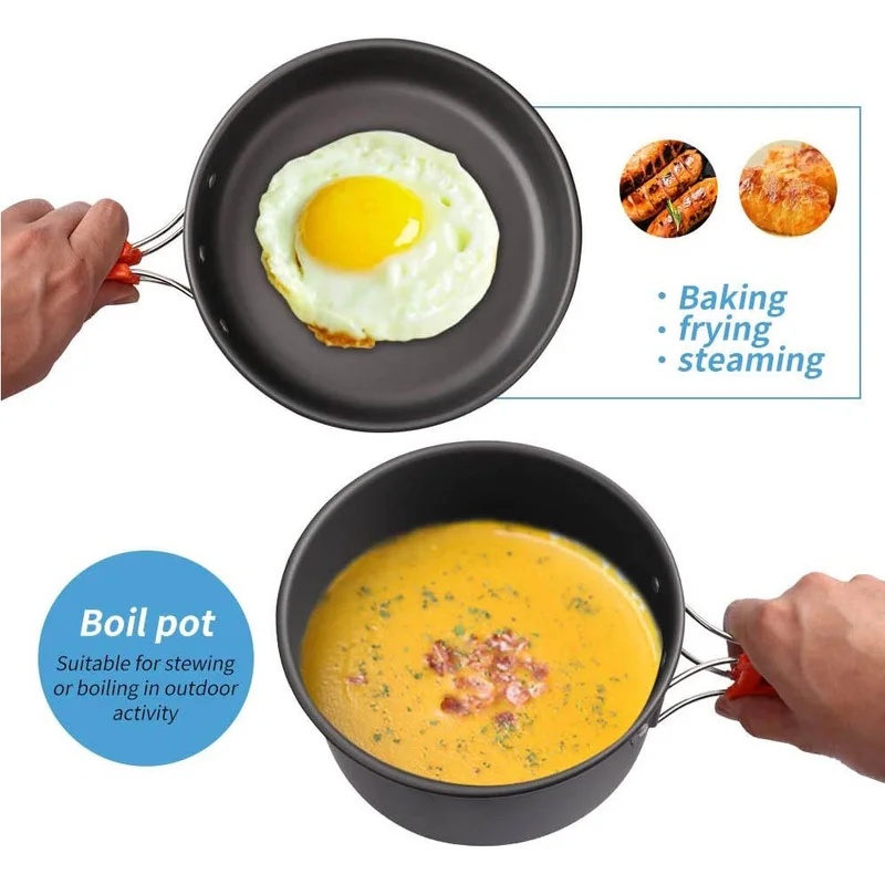 Juego de cocina para acampar,  - Camping Cooking Full Set reseña y precio