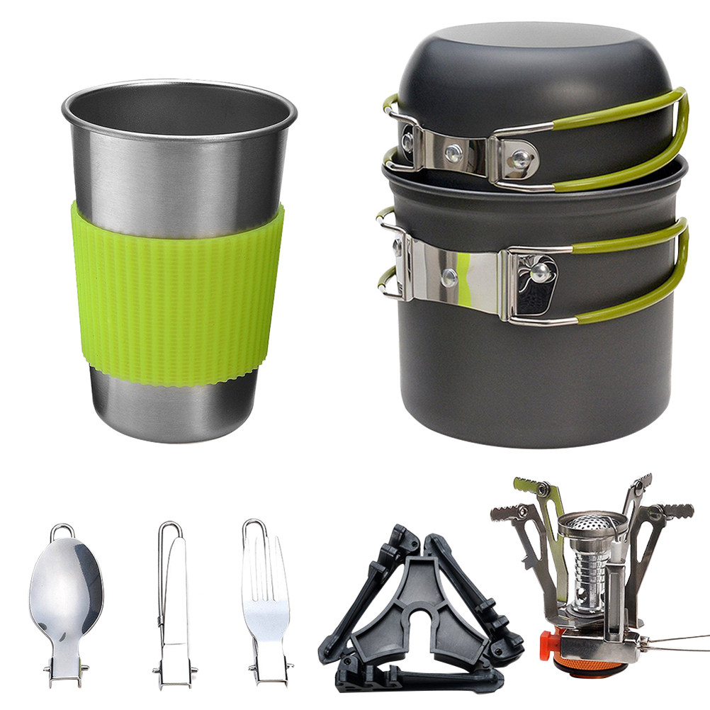 Juego de Utensilios de Cocina  - Camping Lightweight Cooking Pot reseña y precio